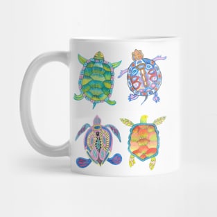 Sea turtles tropical theme Mug